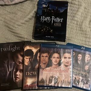Harry Potter and Twilight DVD Collection